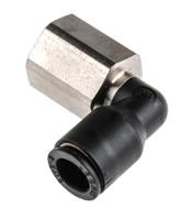 3192-08-13 Legris LF3000 Series Elbow Threaded Adaptor, G 1/4 Female to Push In 8 mm, Threaded-to-Tube Connection Style