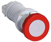 2cma166936r1000-4125c6w Amphenol Industrial, Tough & Safe IP67 Red Cable Mount 3P + N + E Industrial Power Socket, Rated At 125A, 415 V