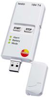 0572-1844 Testo 184-T4 Temperature Data Logger, NFC, USB, 1 Input Channel(s)