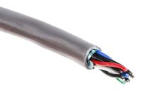 5474c-sl005 Alpha Wire Alpha Essentials Communication & Control Series Data Cable, 4 Pairs, 8 Cores, 0.23 mm², Screened, 24 AWG,