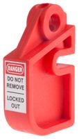 862-5200 RS PRO Red 1-Lock ABS Universal Fuse Holder Lockout, 8.25mm Shackle, 4mm Attachment