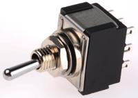 mte-306-d KNITTER-SWITCH Toggle Switch, Panel Mount, On-On, 3PDT, Solder Terminal