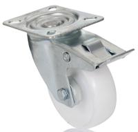 828-6271 RS PRO Braked Swivel Castor Wheel, 125kg Capacity, 100mm Wheel