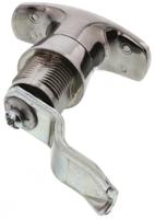 0021022 Euro-Locks a Lowe & Fletcher group Company Silver Locking Handle, T-Handle