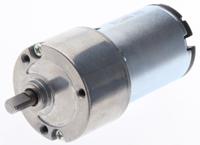 258-8287 RS PRO Geared DC Geared Motor, 12 V dc, 10 Ncm, 180 rpm, 5mm Shaft Diameter