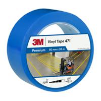 7100260160 3M 471 Blue PVC 33m Hazard Tape, 0.14mm Thickness "471 Vinyl Tape"