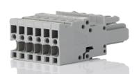 769-106 WAGO 769 Series Female Plug, 6 Pole for Use with X-COM System 769 Series, 32A