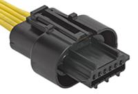 204220-0006 Molex, Squba Female Crimp Connector Housing, 1.8mm Pitch, 6 Way, 1 Row