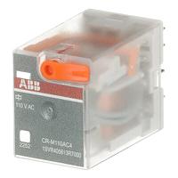 1svr405613r7000-cr-m110ac4 ABB CR-M Series Interface Relay, DIN Rail Mount, 110V ac Coil, 4CO (SPDT), 6A Load