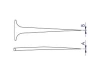 025sa1 ideal-tek 110 mm, Stainless Steel, Tweezers