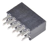sqt-105-01-l-d Samtec SQT Series Straight Through Hole Mount PCB Socket, 10-Contact, 2-Row, 2mm Pitch, Solder Termination