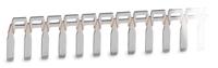 270-480 WAGO 270 Series Jumper for Use with Rail Mount Terminal Blocks, 18A