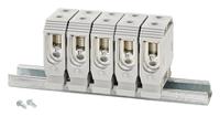 dkks50 HENSEL DK Series Non-Fused Terminal Block, 5-Way, 150A, 16 → 50 mm² Wire, Screw Down Termination