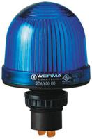 20650000 Werma EM 206 Series Blue Steady Beacon, 12 → 48 V ac/dc, Panel Mount, Incandescent, LED Bulb, IP65