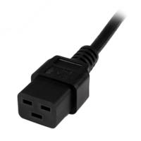 pxteuc192m StarTech.com Right Angle CEE 7/7 Plug to Straight C19 Socket Power Cord, 2m