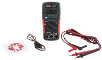 123-3253 RS PRO IDM66RT Handheld Digital Multimeter, True RMS, 10A ac Max, 10A dc Max, 1000V ac Max
