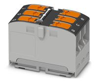 1019569 Phoenix Contact Distribution Block, 6 Way
