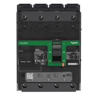 bgf46050 Schneider Electric, PowerPact MCCB 4P 50A, Breaking Capacity 18 kA, Clip-On