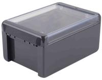 96024234-b-181309-pc-v0-g-7024 Bopla Bocube Series Graphite Grey Polycarbonate V0 Enclosure, IP66, IP68, IK07, Transparent Lid, 191 x 125 x 90mm