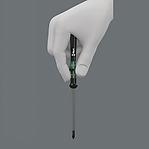 05117997001 Wera Slotted Precision Screwdriver, 2.5 x 0.35 mm Tip, 40 mm Blade, 137 mm Overall