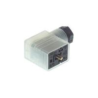 933572100-gmnl-209-nj-led-24-ye-black Hirschmann GMNL 2P+E DIN 43650 B, Female Solenoid Valve Connector with Indicator Light, 24 V ac/dc Voltage
