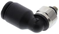3199-04-09 Legris LF3000 Series Elbow Threaded Adaptor, M3 Male to Push In 4 mm, Threaded-to-Tube Connection Style