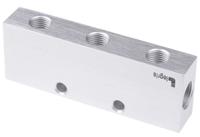 3313-13-17-03 Legris 3313 6 Outlet Manifold, G 3/8 G 1/4