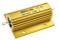 hs100-33r-j Arcol, 33Ω 100W Wire Wound Chassis Mount Resistor HS100 33R J ±5%