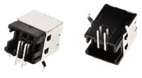 292304-1 TE Connectivity Right Angle, Through Hole, Socket- Single Port Type B 2.0 USB Connector