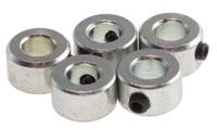 823-6932 RS PRO Shaft Collar, One Piece, Set Screw, Bore 4mm, OD 8mm, W 5mm, Steel