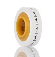 sdr-1-89201 3M SDR Adhesive Cable Markers, White, Pre-printed "1", SDR 1-89201