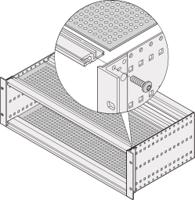 24561-051 nVent SCHROFF Guide Rail Cover Plate for Use with Mechanical Covering Of Installed Components