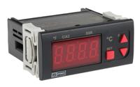 124-1060 RS PRO Panel Mount On/Off Temperature Controller, 77 x 35mm 1 Input, 2 Output Relay, SSR, 24 V ac Supply Voltage