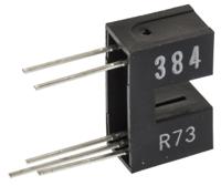 ee-sx384 EE-SX384 Omron, Through Hole Slotted Optical Switch, Phototransistor Output