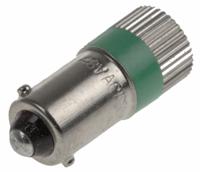 209-670 RS PRO Green LED Indicator Lamp, 48V ac/dc, BA9s Base, 10mm Diameter, 70/70mcd