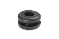 633-02010 HellermannTyton HV1201 Black Polyvinylchloride 6.4mm Cable Grommet