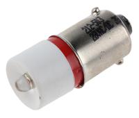212-503 RS PRO Red LED Indicator Lamp, 28V dc, BA9s Base, 10mm Diameter, 1750mcd