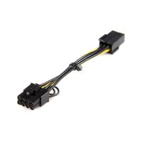 pciex68adap StarTech.com 6 Way Female PCIe to 8 Way Male PCIe Wire to Board Cable, 154.9mm