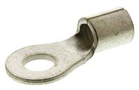 32994 TE Connectivity, SOLISTRAND Uninsulated Ring Terminal, M4 Stud Size, 2.6mm² to 6.6mm² Wire Size