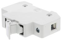 00910001 Schurter 30A Rail Mount Fuse Holder for 10 x 38mm Fuse, 1P, 1kV
