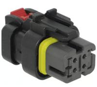 776487-2 TE Connectivity, AMPSEAL 16 Automotive Connector Socket Grey Cable Mount 4 Way