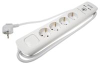 146-6743 RS PRO 1.5m 4 Socket Schuko Extension Lead, 250 V