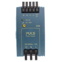 ml50100 PULS MiniLine MLY Switched Mode DIN Rail Power Supply, 100 → 240V ac ac Input, 24V dc dc Output, 2.1A Output, 50W