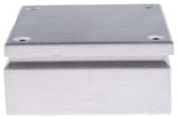 842-8314 RS PRO Unpainted Stainless Steel Terminal Box, IP66, 200 x 200 x 80mm