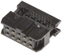 t812110a100ceu Amphenol Communications Solutions 10-Way IDC Connector Socket for Cable Mount, 2-Row