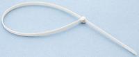 7tag009570r0004-ty25mfr Thomas & Betts Cable Ties, 186mm x 4.7 mm, White Nylon, Pk-100