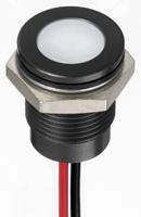 130-2291 RS PRO White Panel Mount Indicator, 1.8 → 3.3V dc, 14mm Mounting Hole Size, Lead Wires Termination, IP67