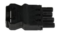 9294330531 Wieland GST18i4 Series Mini Connector, 4-Pole, Female, Cable Mount, 20A, IP40