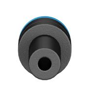 qs-6h-4 Festo QS Series Reducer Nipple, Push In 6 mm to Push In 4 mm, Tube-to-Tube Connection Style, 153041