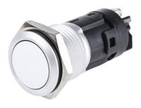 82-45521000 EAO 82 Series Push Button Switch, Momentary, Panel Mount, 16mm Cutout, SPDT, 240V, IP65, IP67